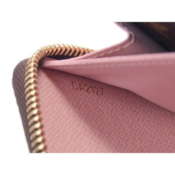 Louis Vuitton Monogram Portefeuille Clemence Rose Ballerine - Picture 9 of 12